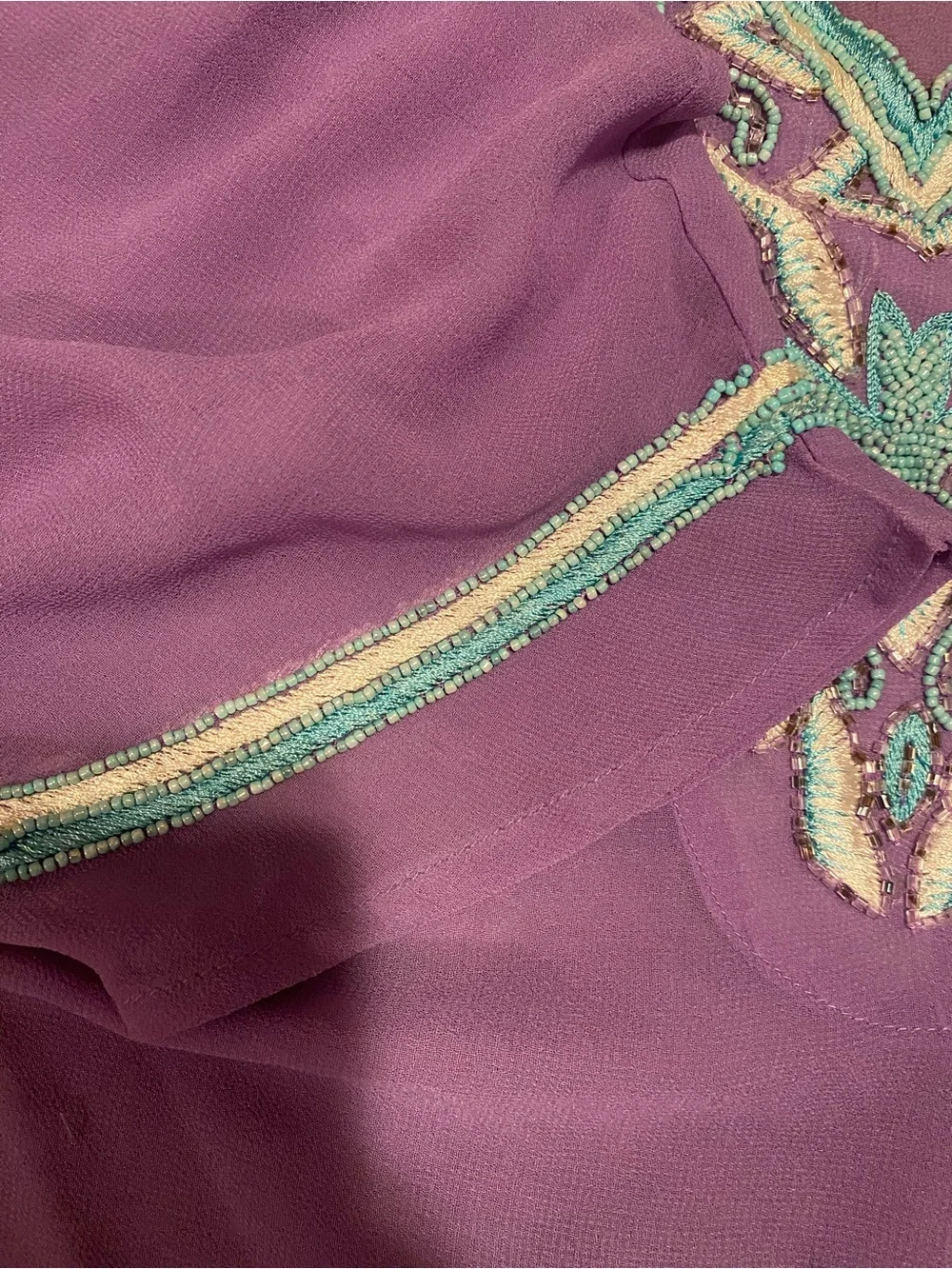 Soft Surroundings
Purple Embroidered Tunic
Teal/Cream Accents
Size 3X
NWOT - Picture 5 of 8